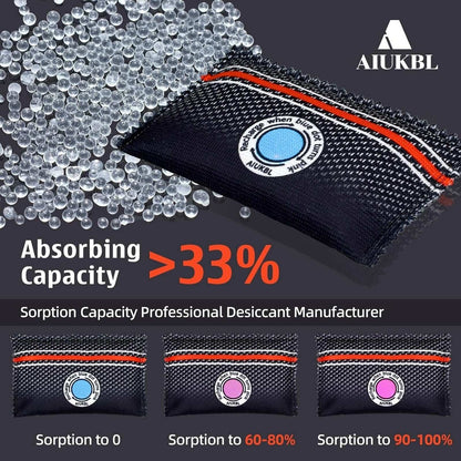 120g Rechargeable Desiccant Moisture Absorbing Bag for Home Closets Safe Car