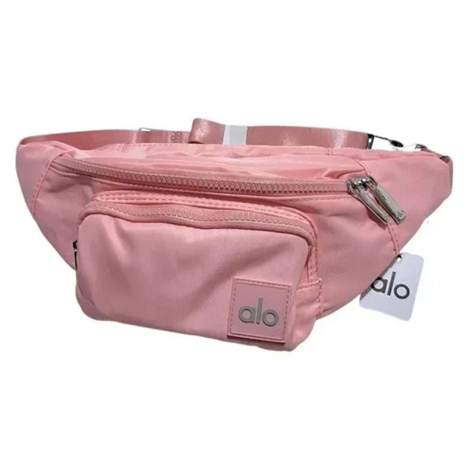 Alo Yoga Explorer Fanny Pack Ballet Pink Adjustable Strap Crossbody Belt Bag