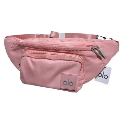 Alo Yoga Explorer Fanny Pack Ballet Pink Adjustable Strap Crossbody Belt Bag