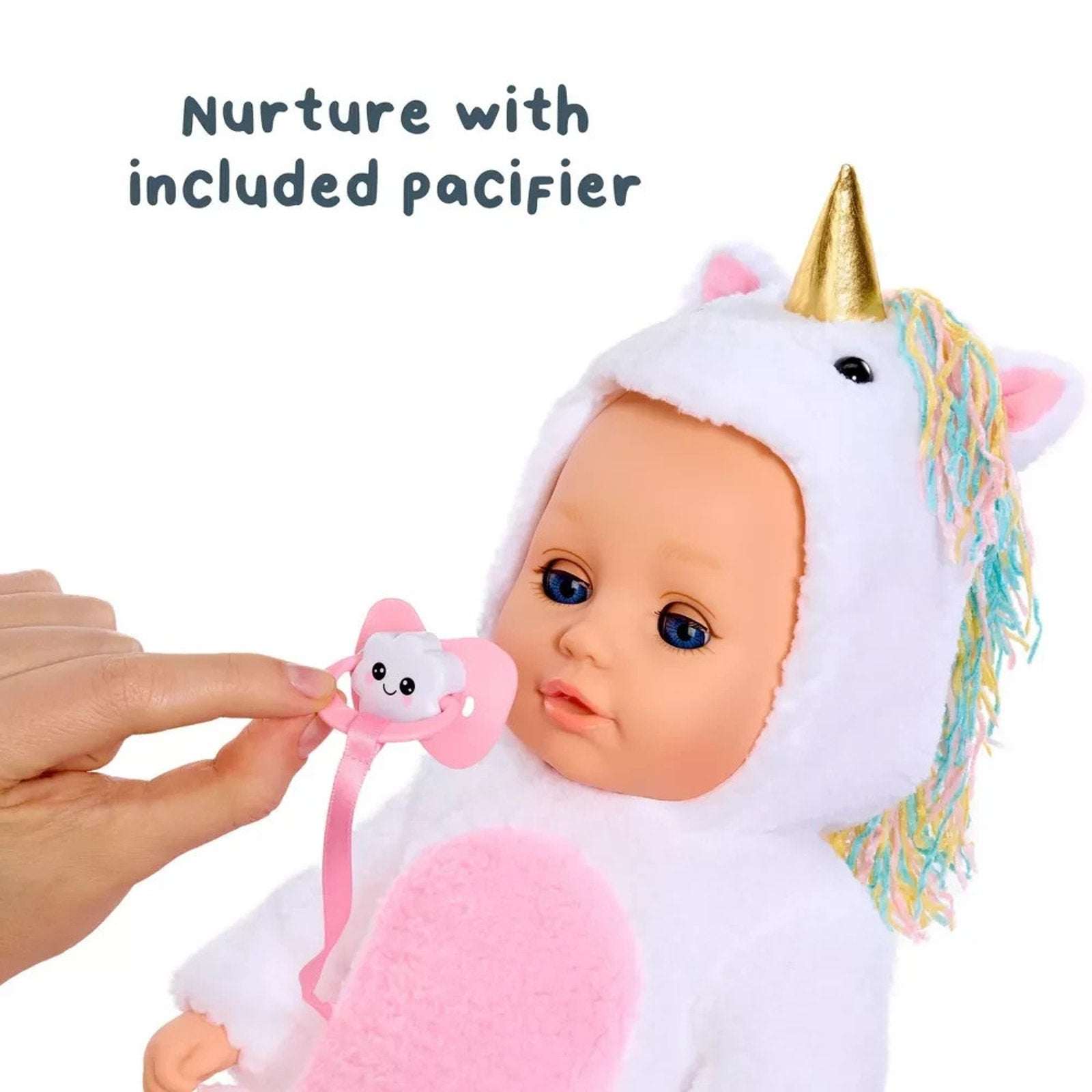 BABY born My Unicorn Bedtime Baby Annabell - Safe for Bath - Soothes & Comforts