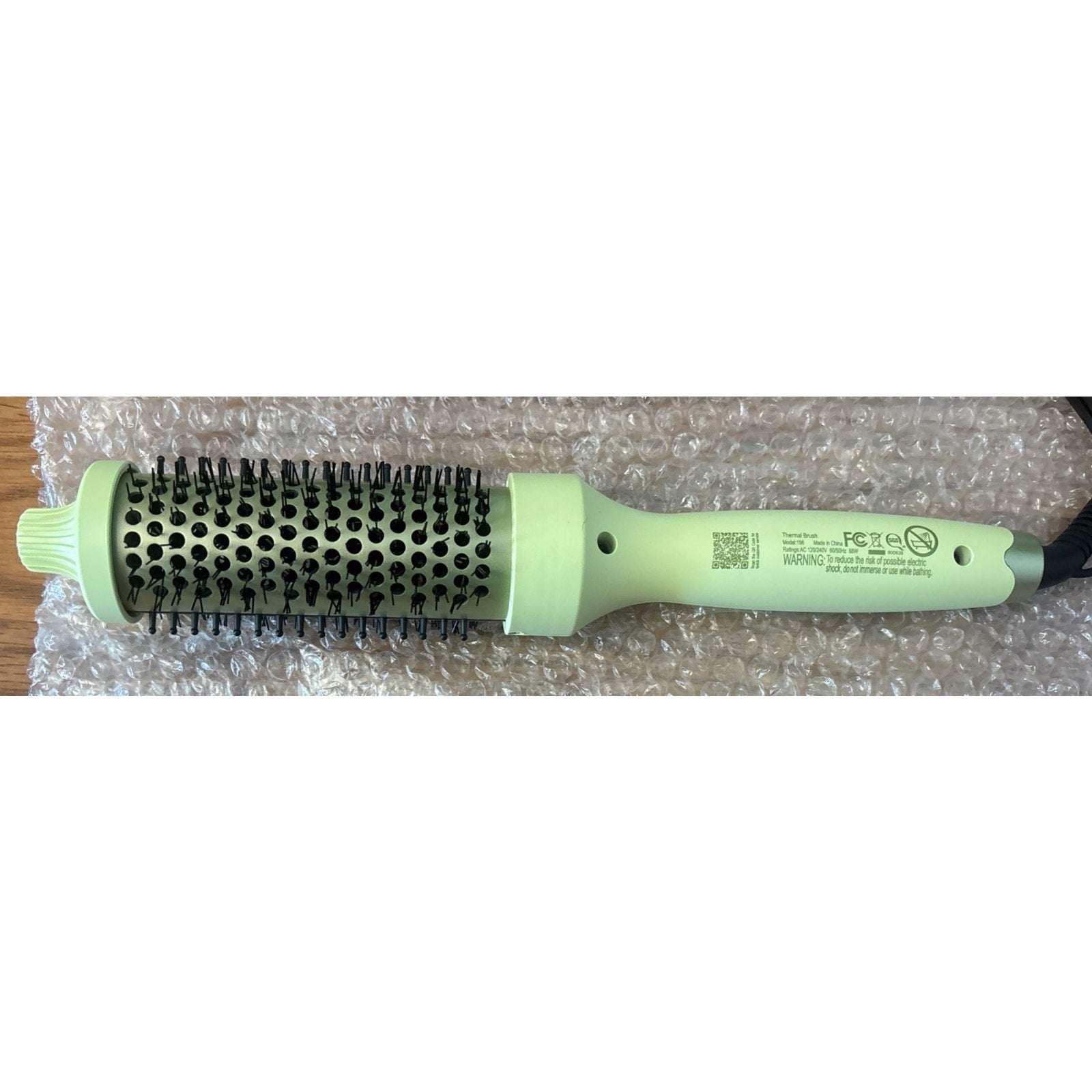 Wavytalk Blowout Boost Ionic Smoothing Thermal Heated Round Brush 1.5" - Green