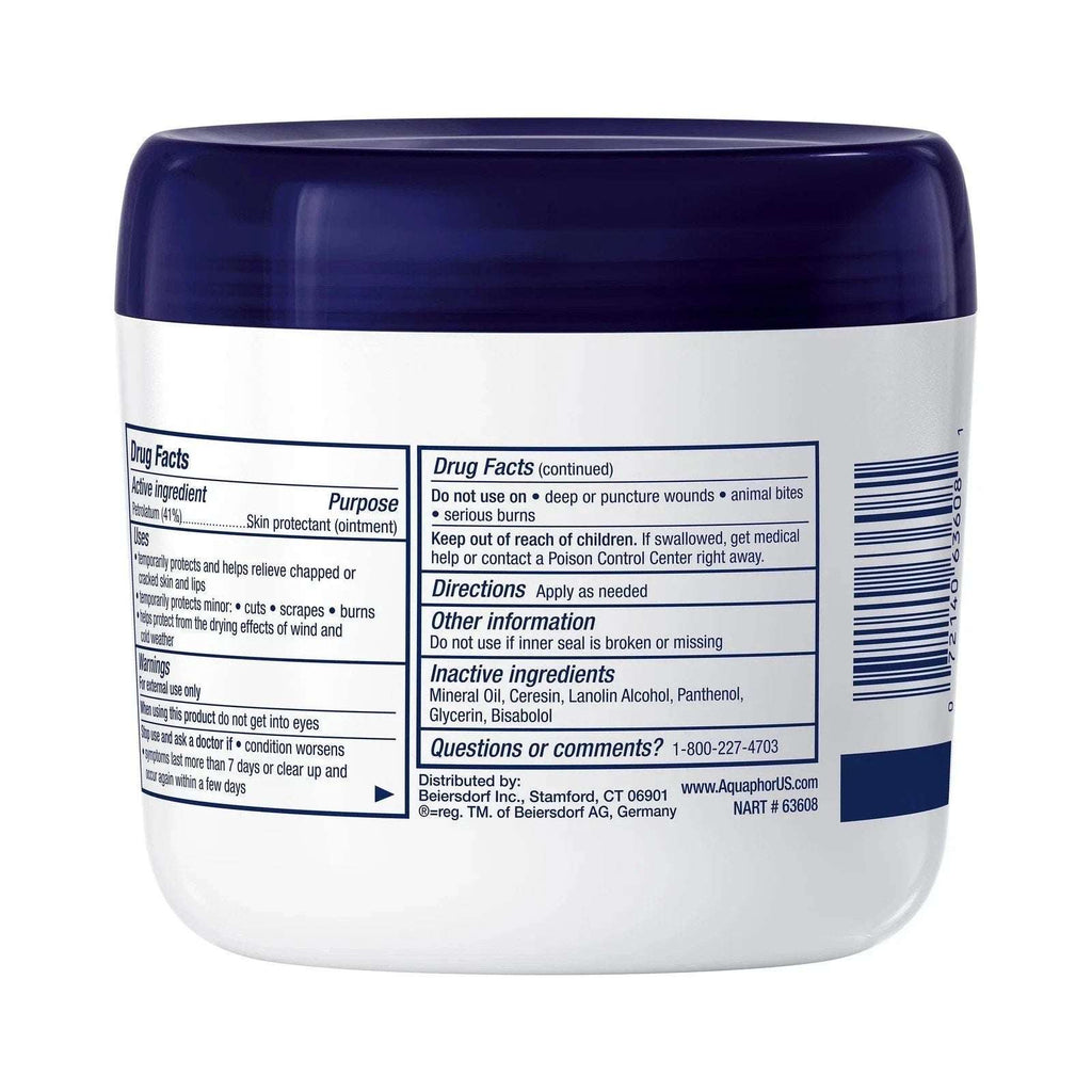 Aquaphor Healing Ointment Advanced Therapy Skin Protectant, 14 Oz Jar NEW