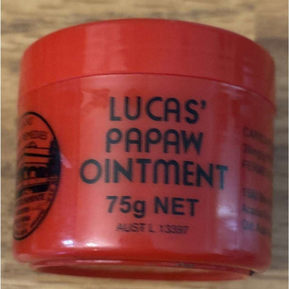 Lucas’ Papaw Ointment 75g x3 Natural Skin Healing Balm for Cuts & Dry Lips
