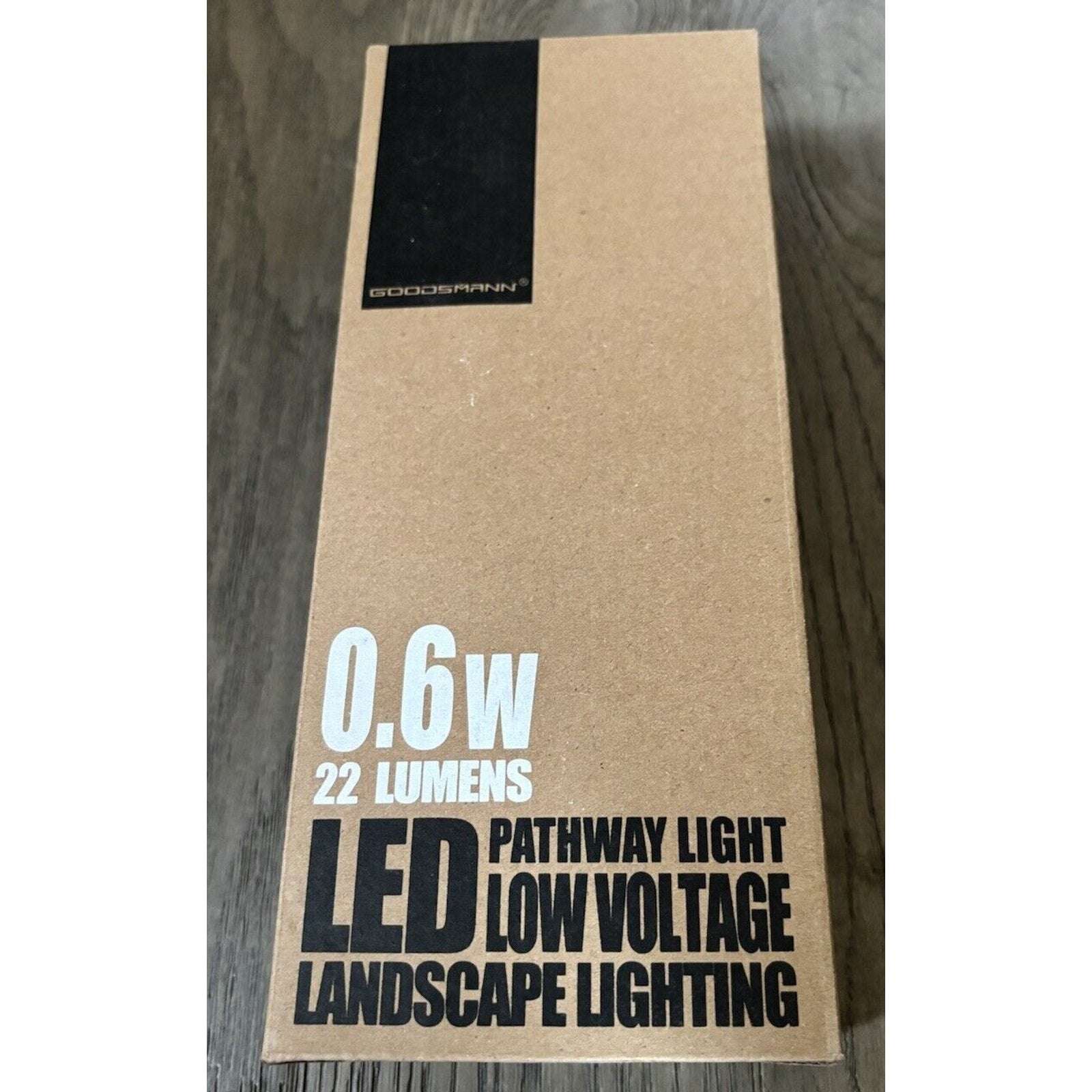 GOODSMANN Low Voltage Landscape Pathway Light 0.6W LED Sidewalk Light