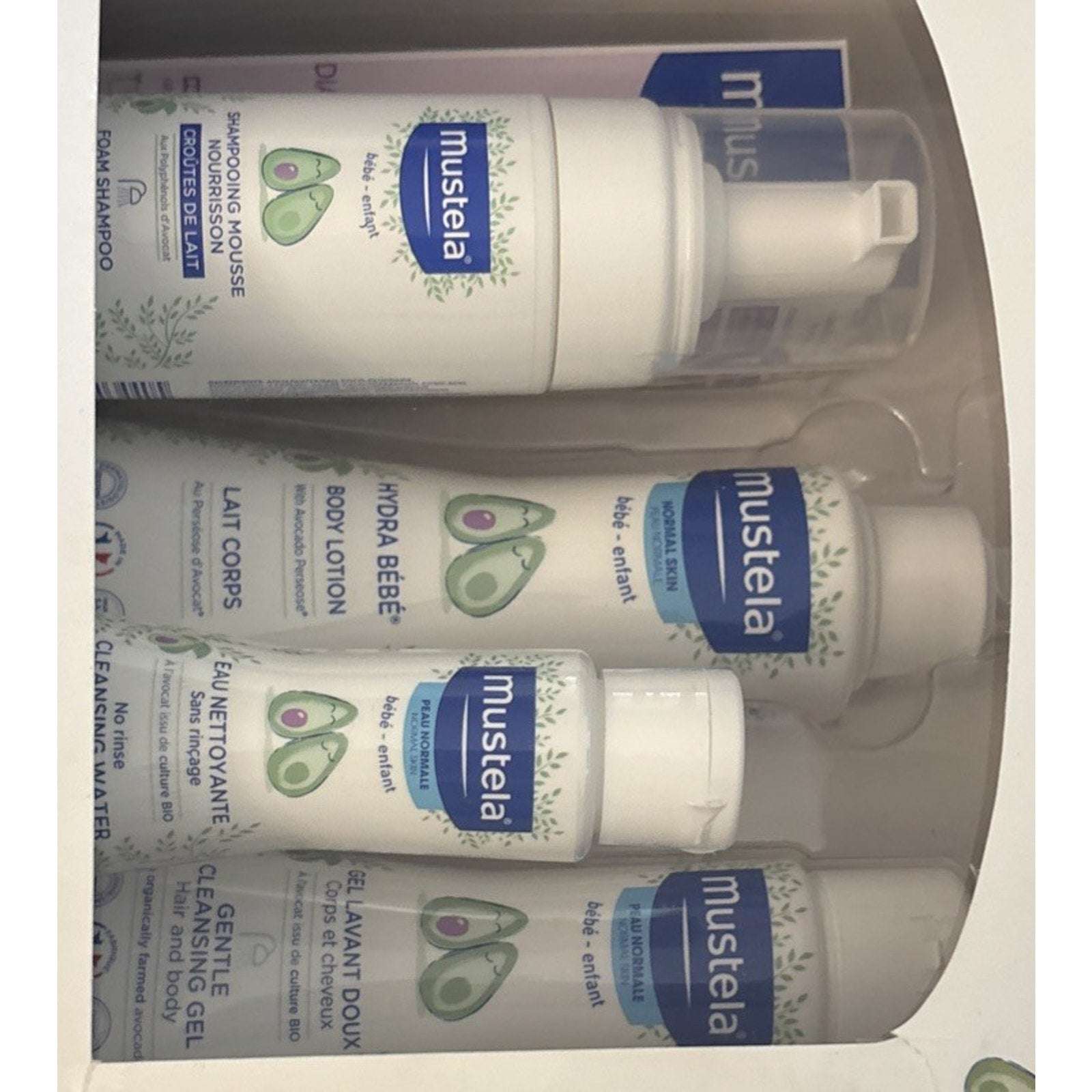 Mustela Newborn Arrival Gift Set Baby Skincare & Bath Essentials 5Pcs FULL SIZE
