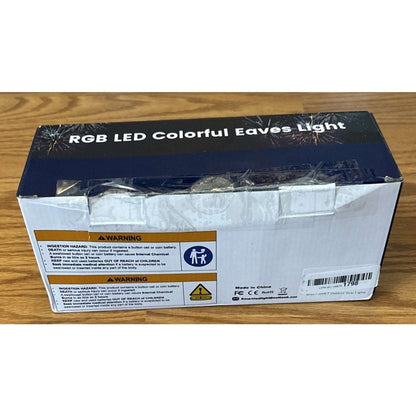 200Ft Permanent Outdoor RGB Smart Eaves Lights w App & Remote Control Waterproof