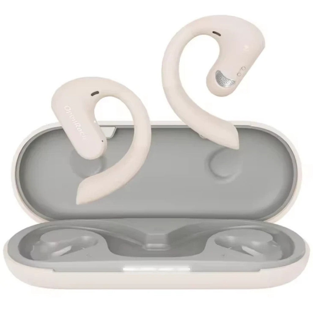 OpenRock S Open-Ear Air Conduction Earbuds Bluetooth 5.3 Wireless Over-Ear Cream