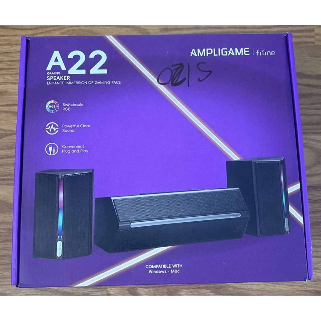 FIFINE AmpliGame A22 RGB Speaker System with Subwoofer - Gaming Sound Control