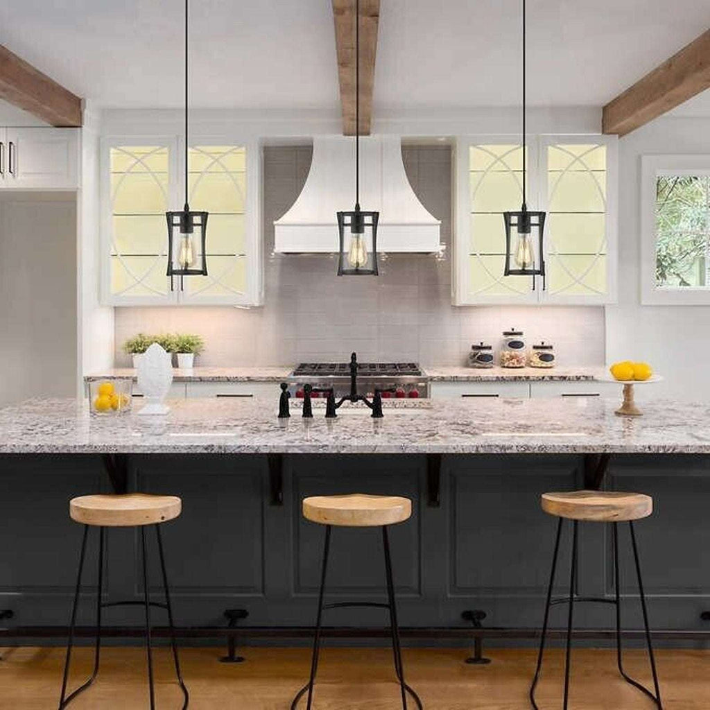 Ove Decors Joakim Industrial Modern Farmhouse Single Pendant Light Color: Black