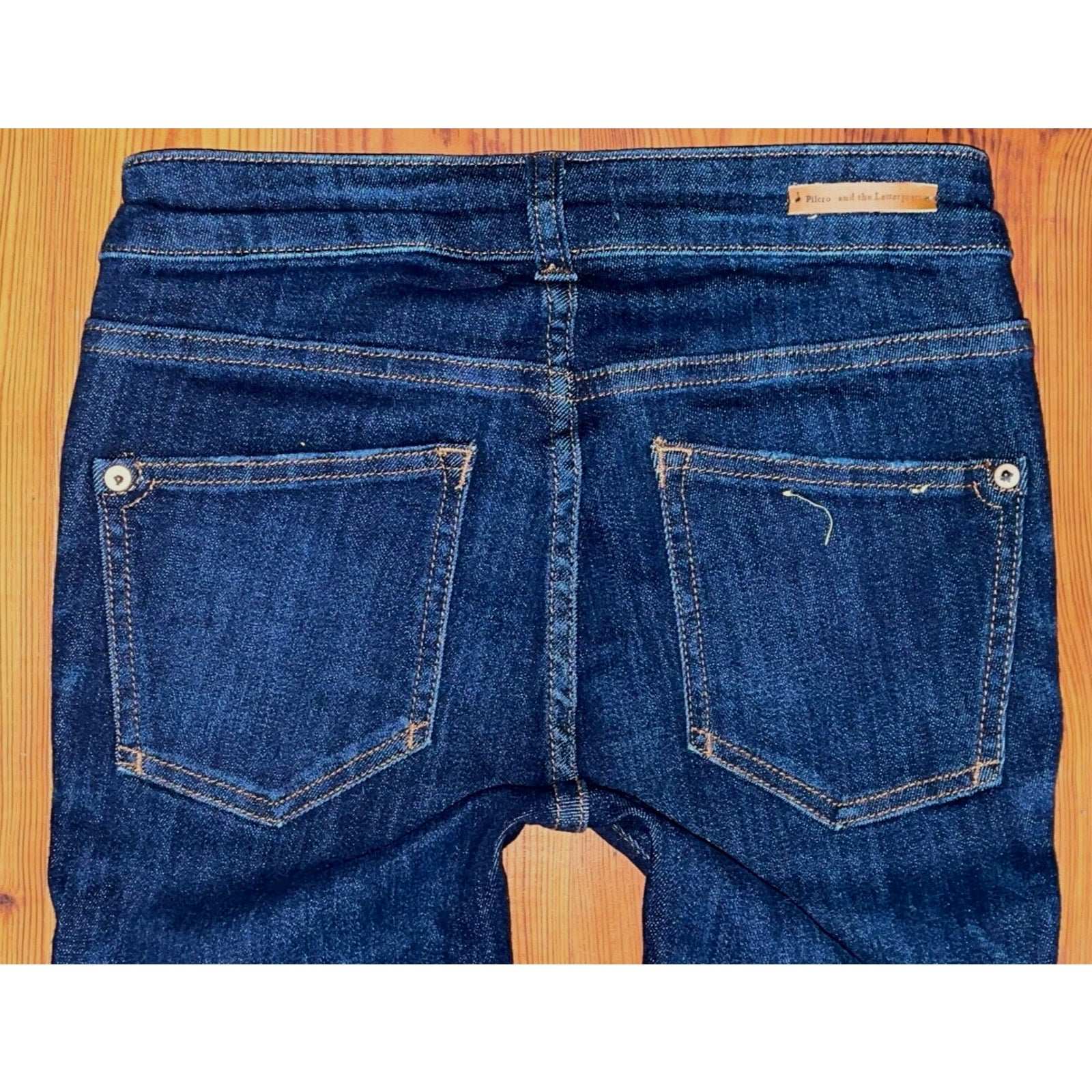 NEW! Anthropologie PILCRO High Rise Denim Leggings Skinny Jeans Size 25