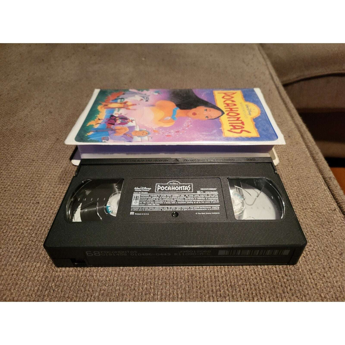 Disney Pocahontas Masterpiece Collection Walt Disney VHS #5741