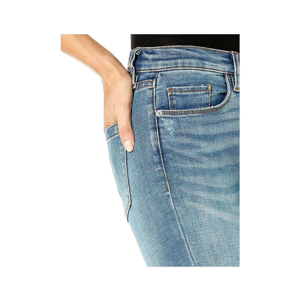 Blank NYC The Bond Mid Rise Skinny in Jersey Girls Distressed Jeans Size 26