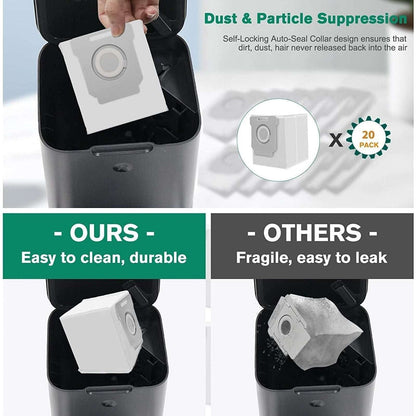 Replacement Vacuum Dirt Disposal Bags For iRobot Roomba i & s & j Series - 20PK