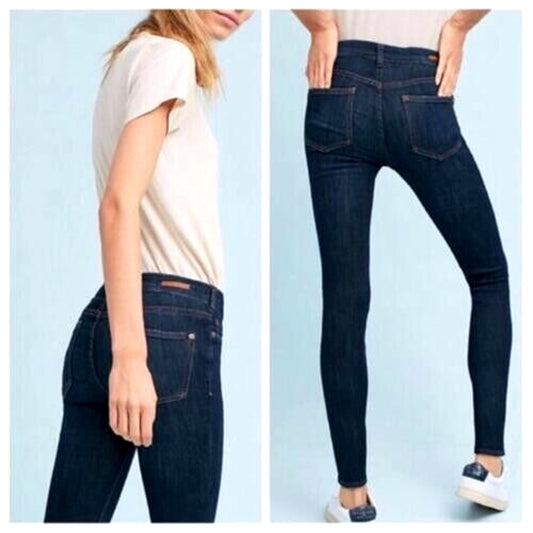 NEW! Anthropologie PILCRO High Rise Denim Leggings Skinny Jeans Size 25