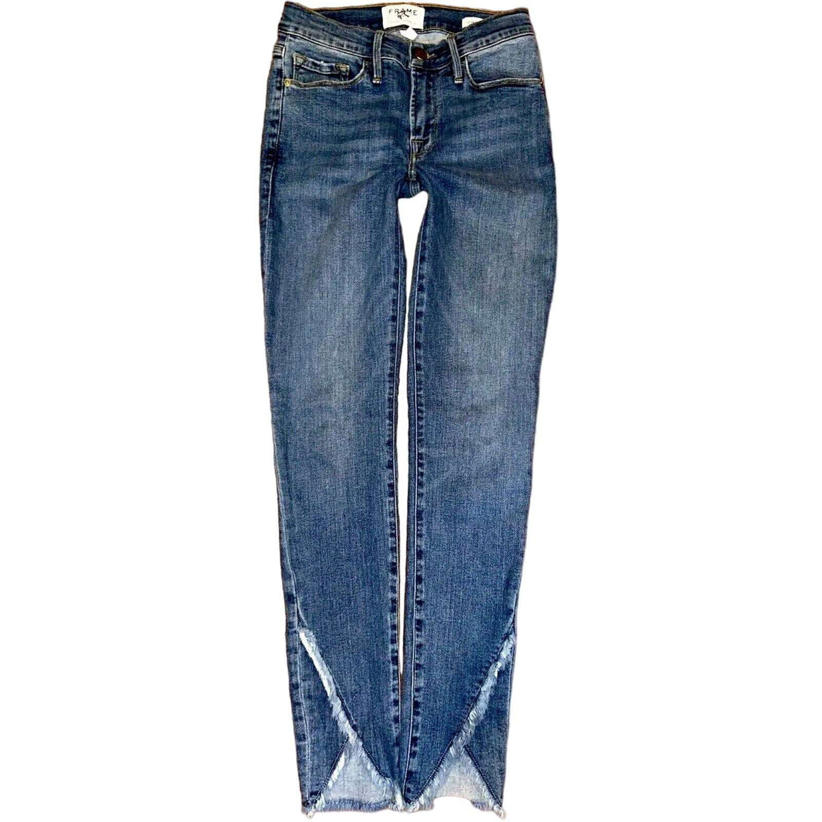 FRAME Le Skinny Jeanne Step Up Hem Ankle Jeans Sz 24