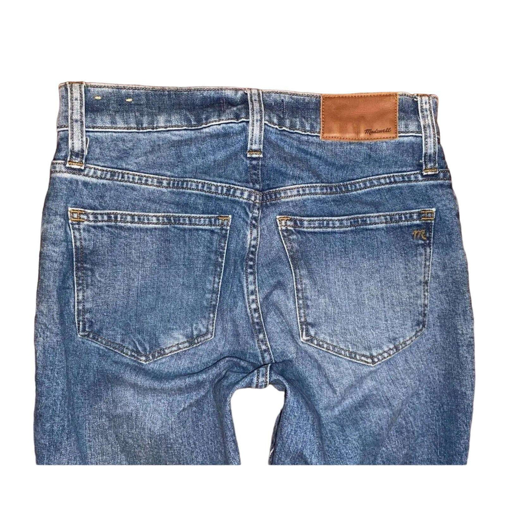 MADEWELL 9" High Rise Skinny Leg Distressed Ankle Jeans Size 24