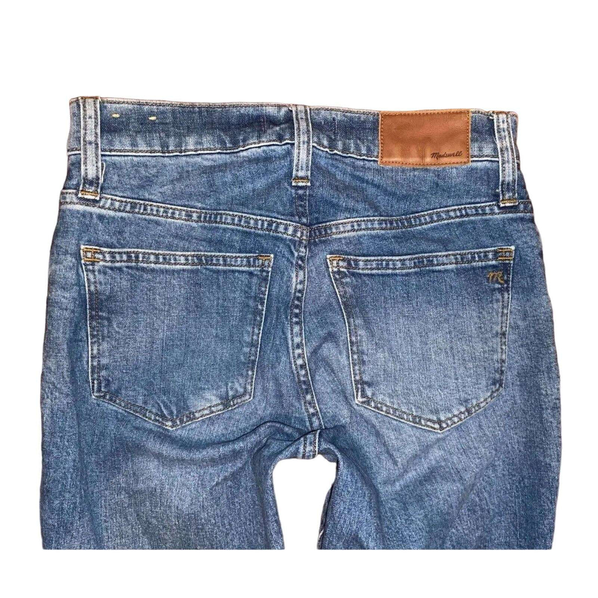 MADEWELL 9" High Rise Skinny Leg Distressed Ankle Jeans Size 24