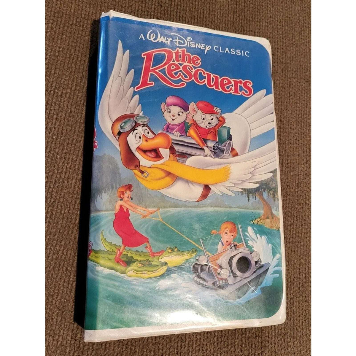 Walt Disney's The Classics The Rescuers VHS ** Black Diamond Edition #1399 1992