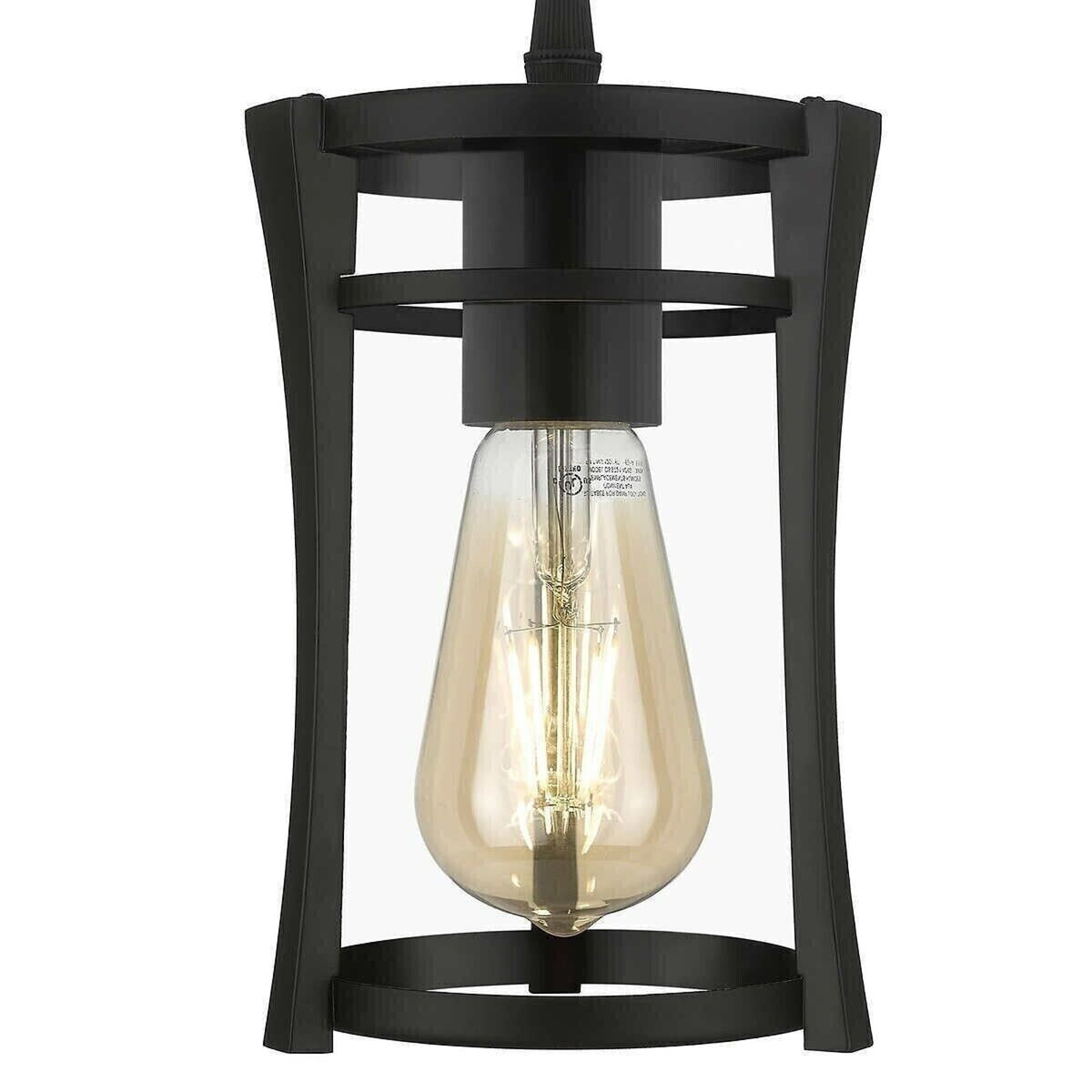 Ove Decors Joakim Industrial Modern Farmhouse Single Pendant Light Color: Black