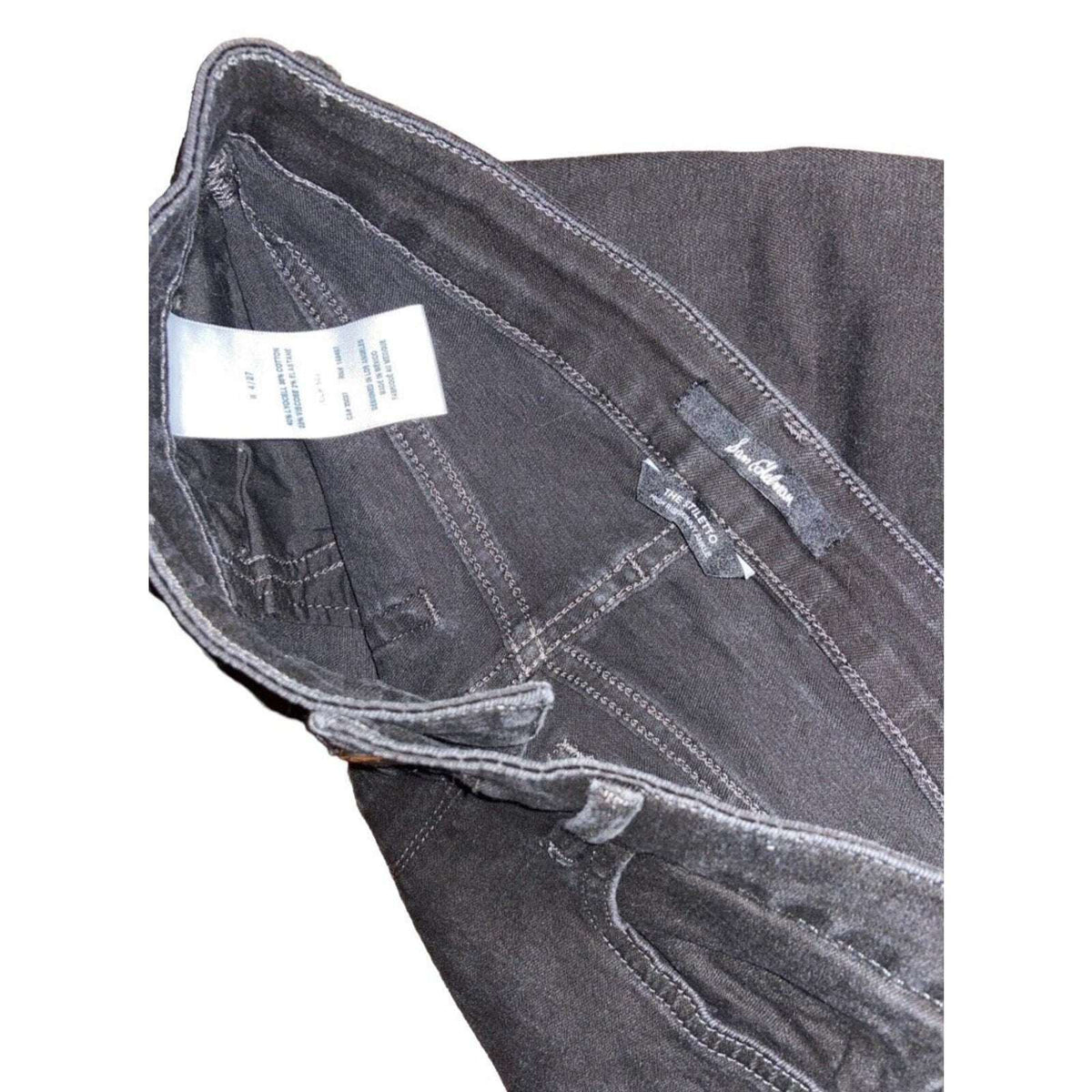 Sam Edelman The Stiletto High Rise Skinny Ankle Black Jeans Size 27