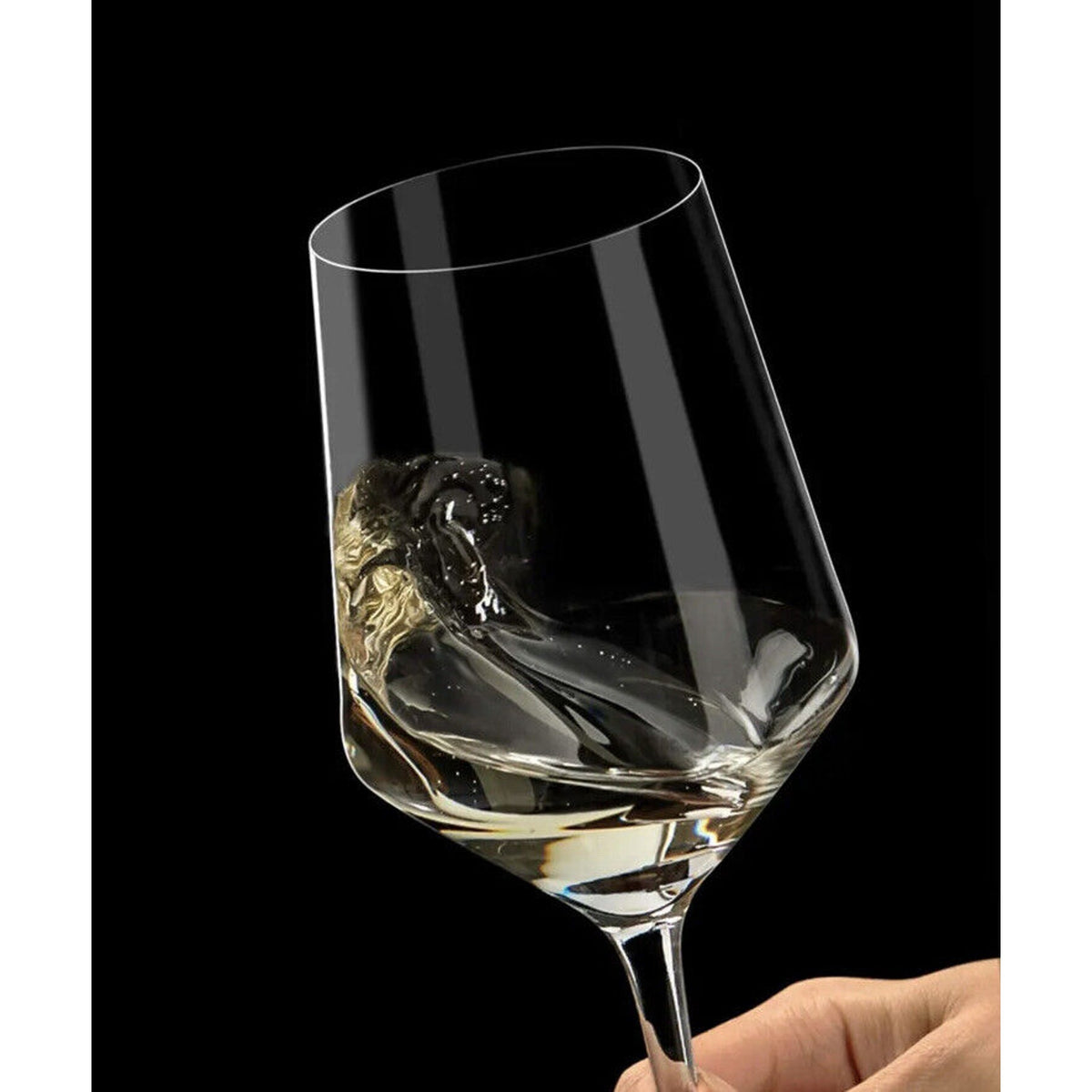 Luna & Mantha Premium Crystal Hand Blown , Long Stem Wine Glasses LM-1035 4 pcs