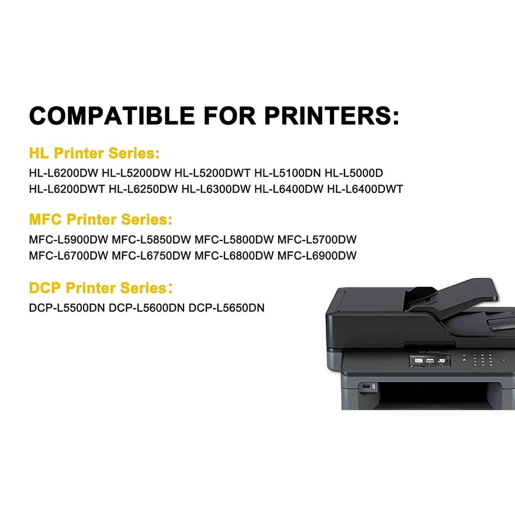 Premium Toner Cartridge TN-850 High Yield Black 2Pack TN-850-2PK-V2 For Brother