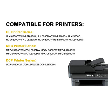 Premium Toner Cartridge TN-850 High Yield Black 2Pack TN-850-2PK-V2 For Brother