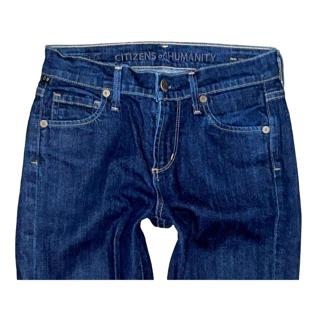 Citizens of Humanity Elson Medium Rise Straight Leg Ankle Jeans Size 24