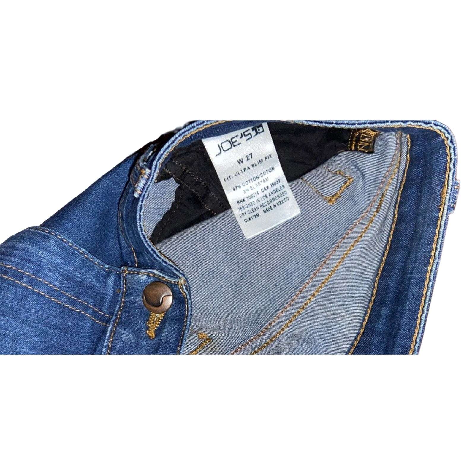 Joe's Jeans Ultra Slim Fit Skinny Leg Stretch Jeans in Sydney Wash Size 27
