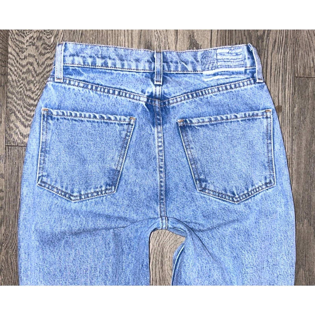 REVICE 90's Ex Boyfriend Button Fly High Rise Straight Relaxed Jeans Size 27