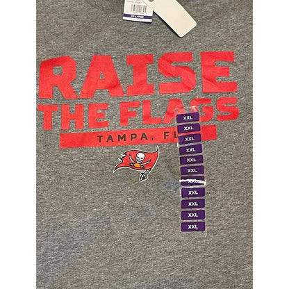 NFL Tampa Bay Buccaneers Raise the Flags T-Shirt Mens 2XL XXLNew With Tags