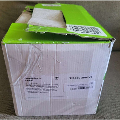 Premium Toner Cartridge TN-850 High Yield Black 2Pack TN-850-2PK-V2 For Brother