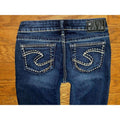 SILVER JEANS AIKO Low Boot Cut Stretch Jeans Sz 27 W 29 x L 29