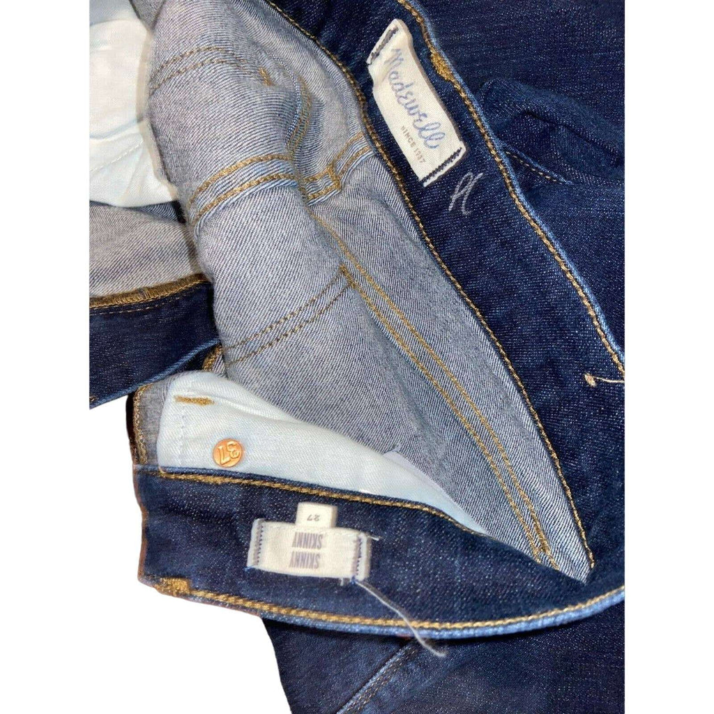 MADEWELL SKINNY SKINNY Mid Rise Classic Dark Jeans Sz 27