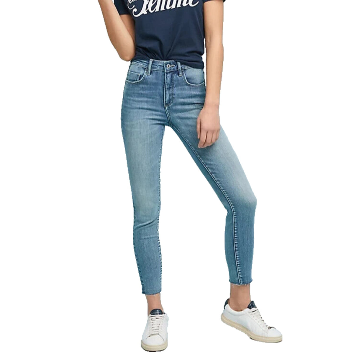 Anthropologie Pilcro Ultra High-Rise Skinny Fray Hem Jeans Size 26