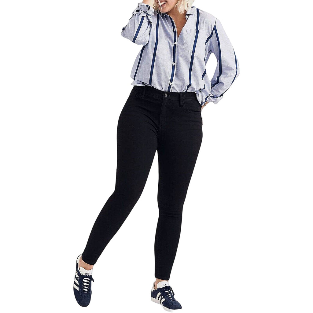 MADEWELL ROADTRIPPER High Waist Skinny Black Jeans Size 37 (24 Plus Size Women's)