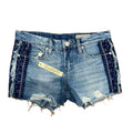 NEW! BLANK NYC HIKER SHORT Distressed Cut Off Boho Jean Shorts Sz 24