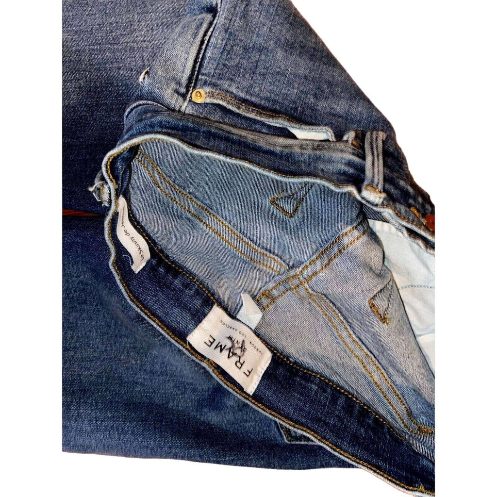 FRAME Le Skinny Jeanne Step Up Hem Ankle Jeans Sz 24