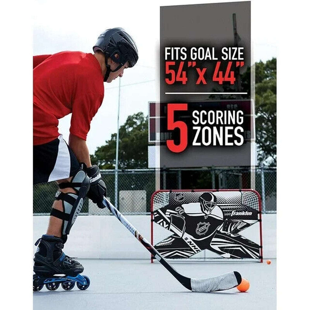 Franklin Sports Hockey Shooting Target - NHL - Fits 54 x 44 Inch Goal Street Hoc