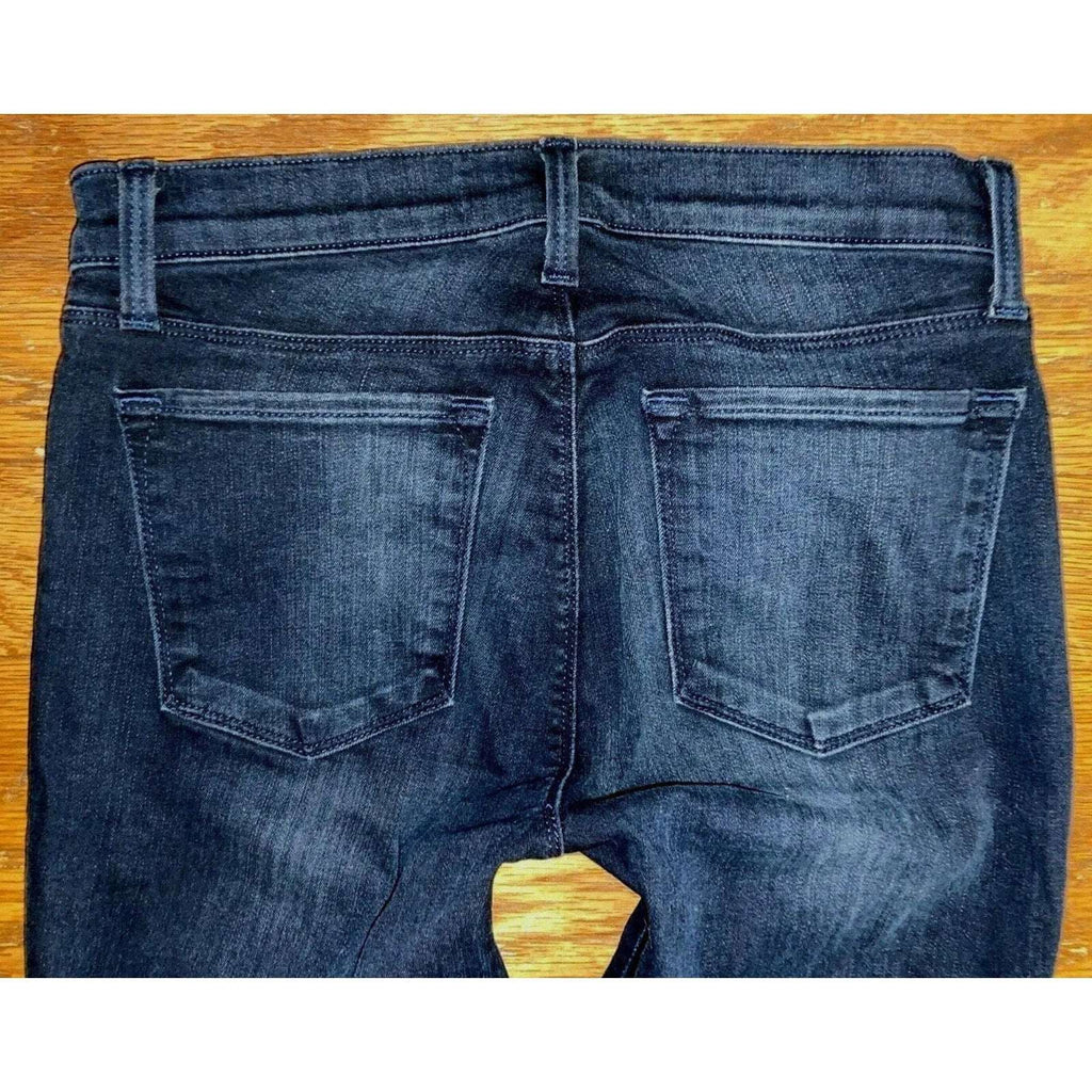 J BRAND Skinny Leg Mid Rise in Impression Dark Wash Stretch Jeans Size 28