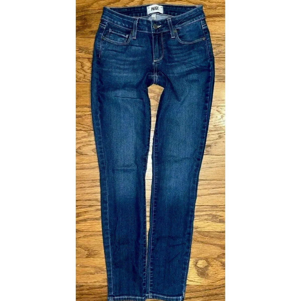 PAIGE VERDUGO ANKLE Low Rise Skinny Leg Stretch Jeans Size 25
