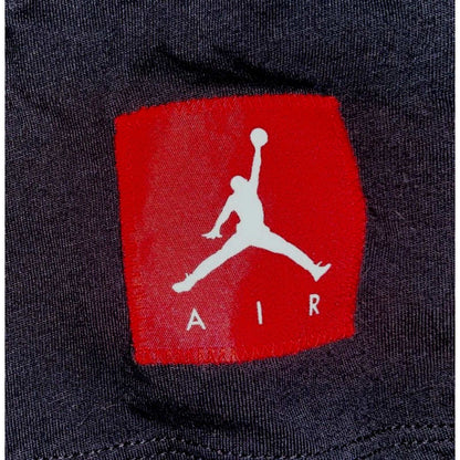 Air Jordan Black & Gray Printed Sleeve Ringer Tee Shirt Size XXL