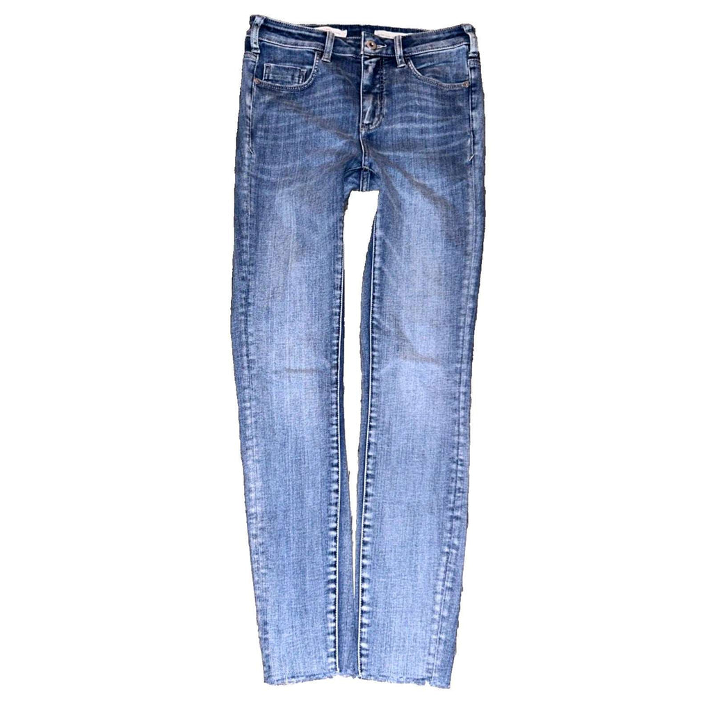 Anthropologie Pilcro Ultra High-Rise Skinny Fray Hem Jeans Size 26