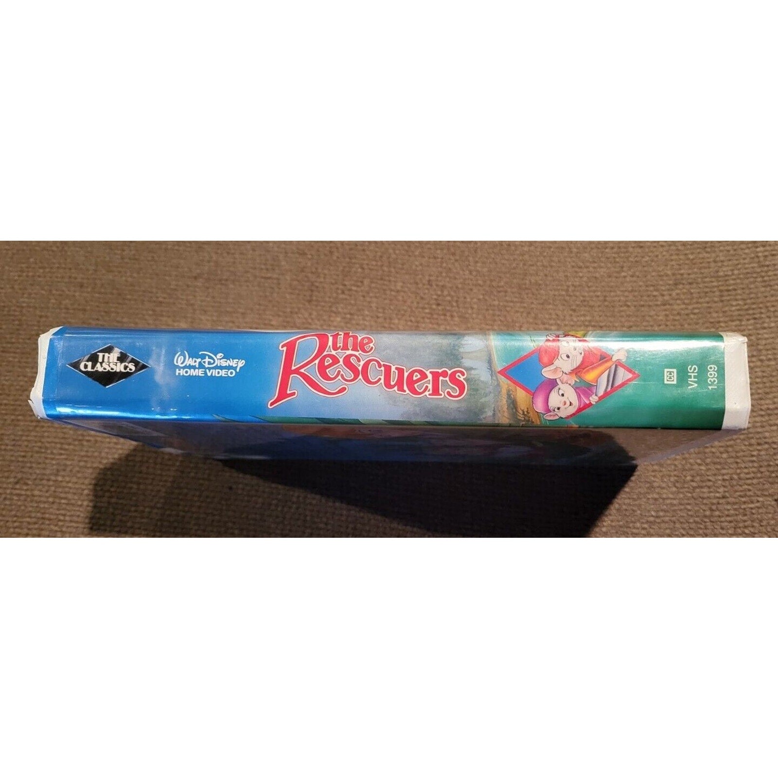 Walt Disney's The Classics The Rescuers VHS ** Black Diamond Edition #1399 1992