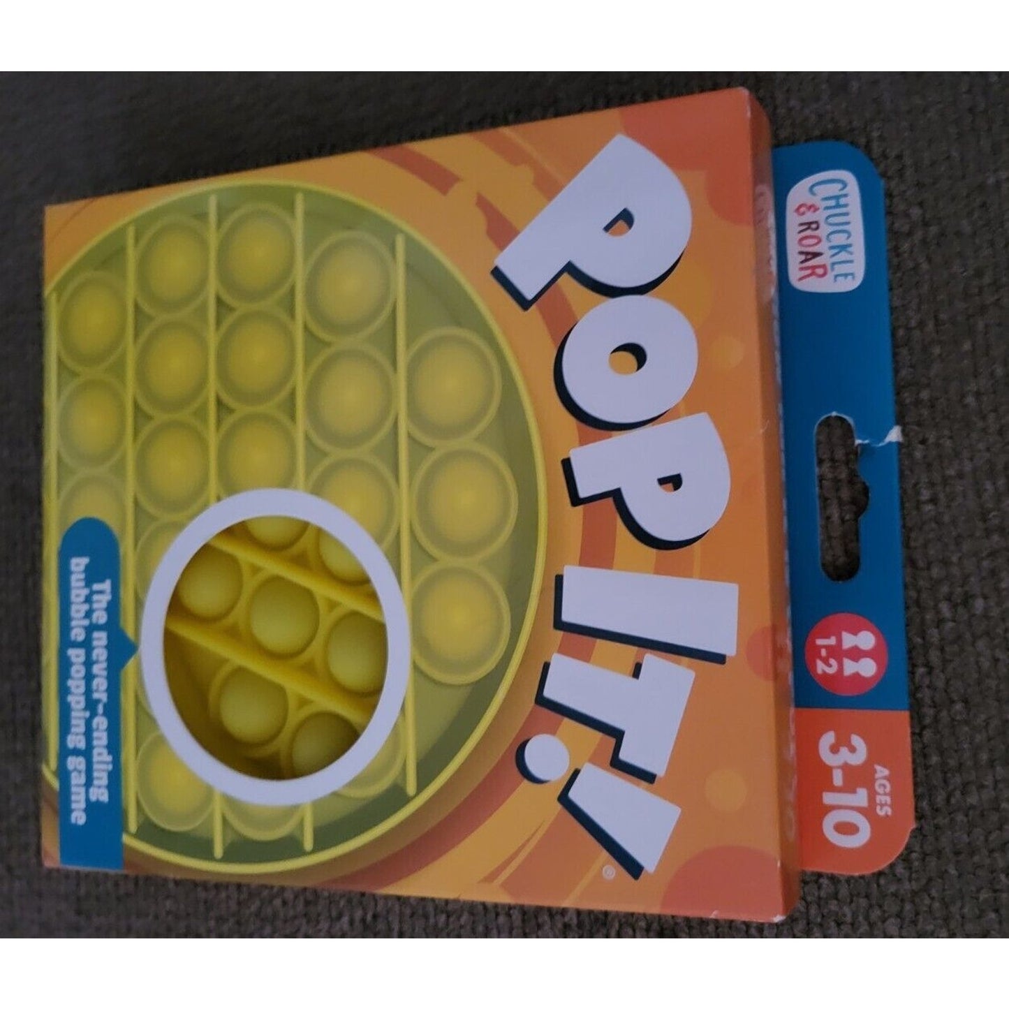 Chuckle and Roar Pop It! Fidget Toy - The Never-Ending Bubble Popping Game