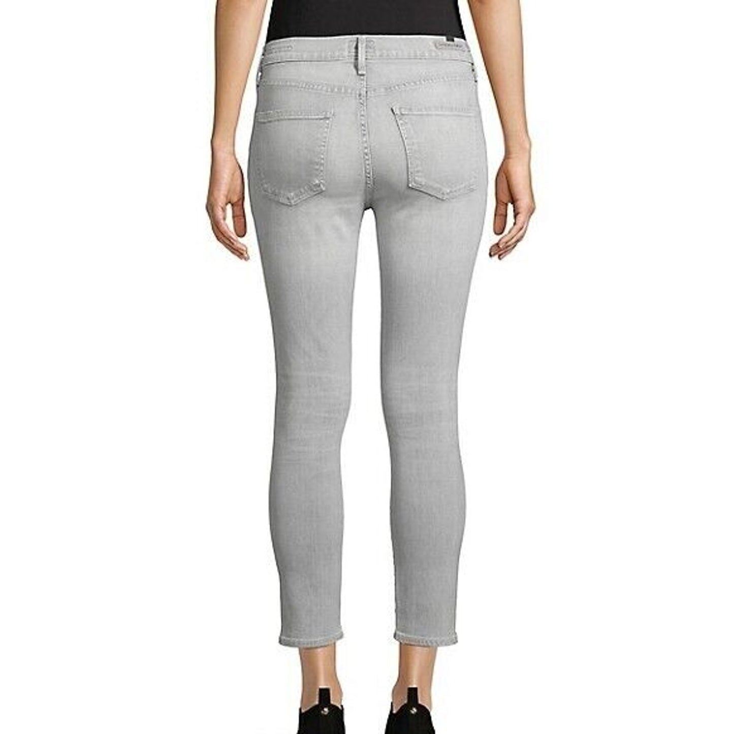 CoH CITIZENS of HUMANITY ROCKET Crop High Rise Skinny Phantom Gray Jeans Sz 26