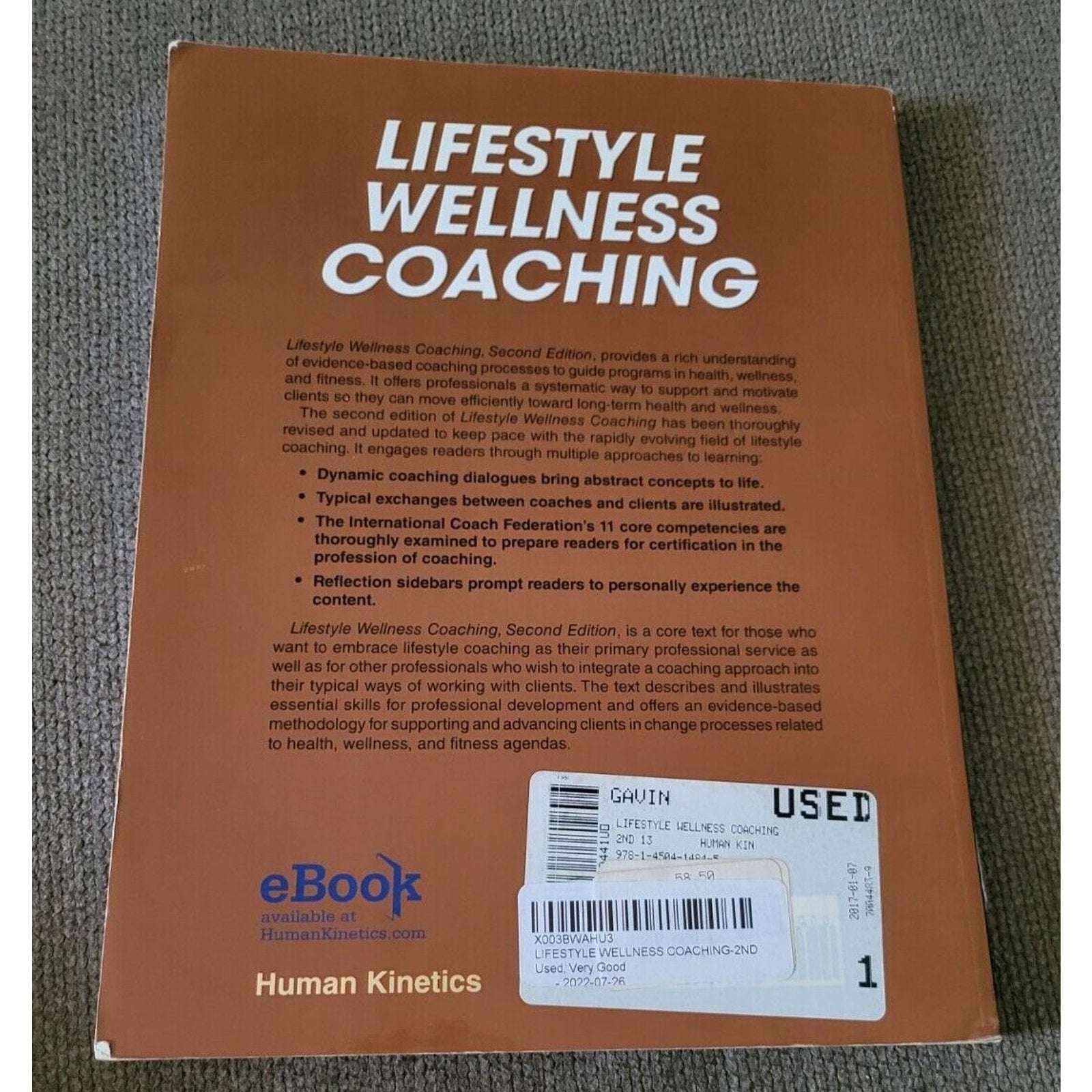 Lifestyle Wellness Coaching by Madeleine Mcbrearty and James Gavin (2013, Trade