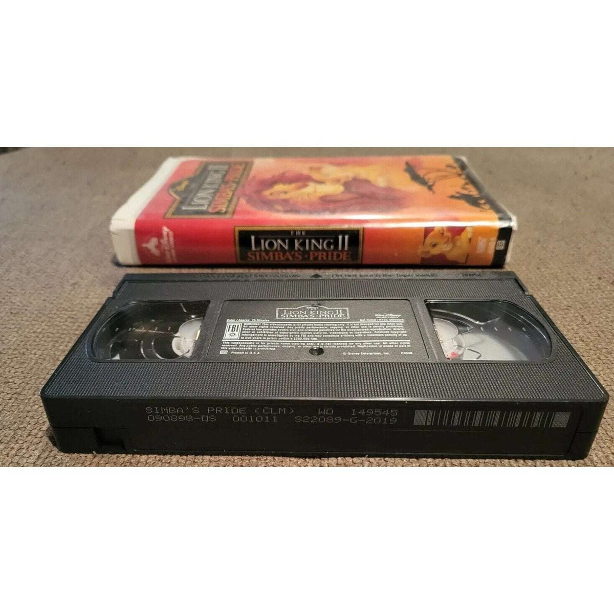 Disney's The Lion King II Simba's Pride VHS 1998 #8804
