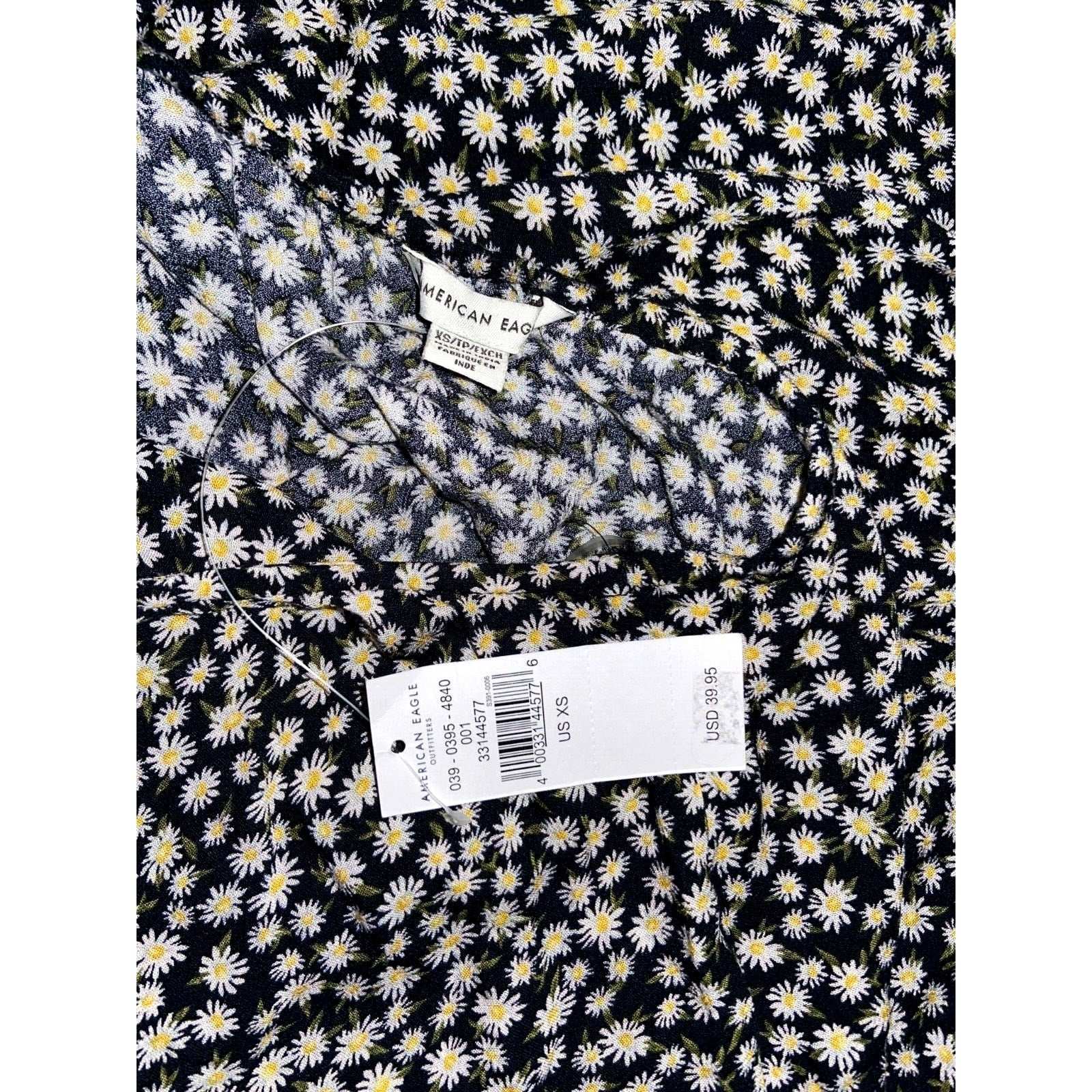 NEW! AE American Eagle Daisy Halter Mini Dress Size S (Small)