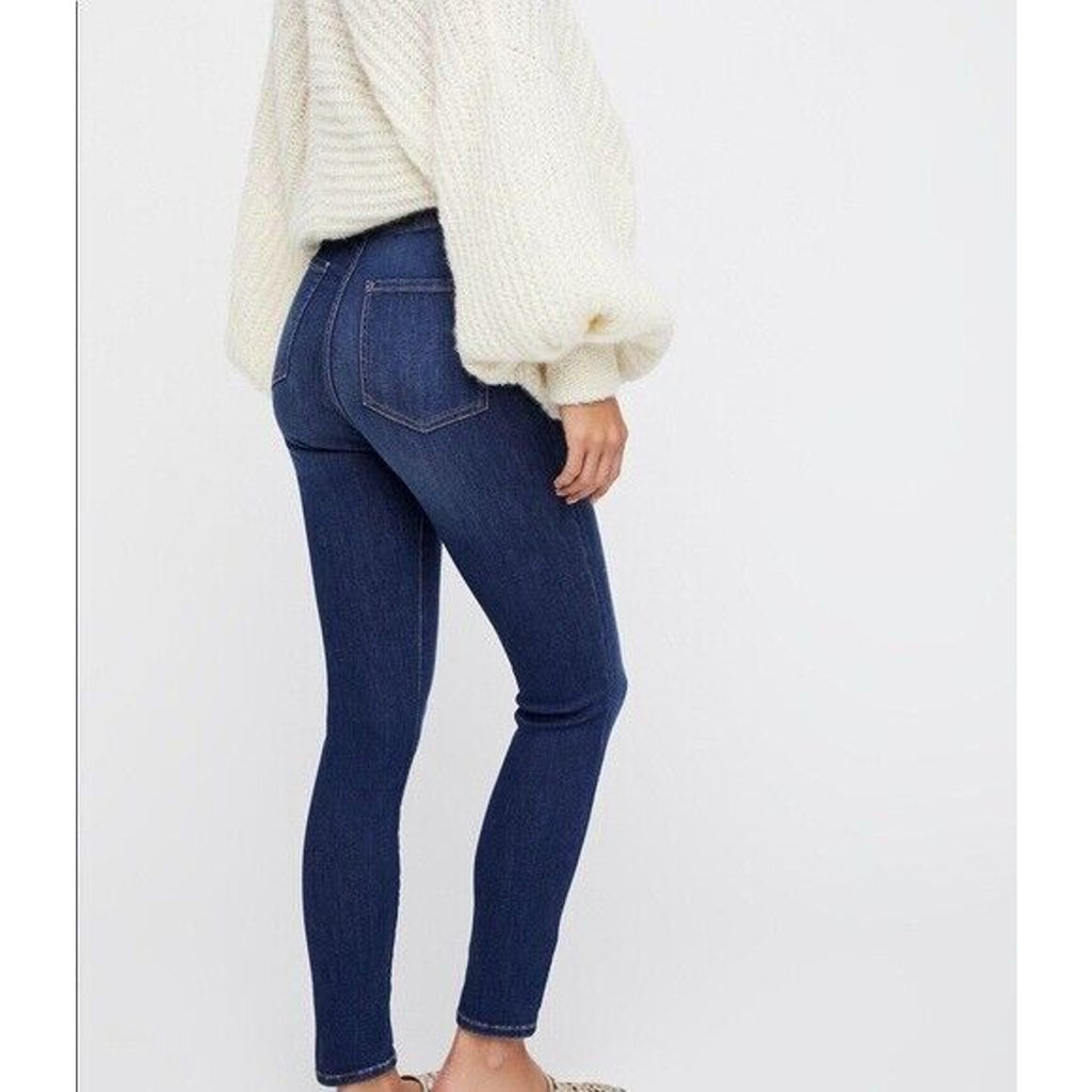FREE PEOPLE Pull On High Rise Skinny Leg Stretch Jeans Size 27